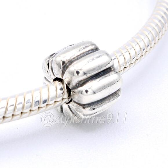 Authentic PANDORA ABSTRACT SILVER CLIP - 790163 - Picture 1 of 11